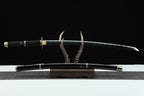 Handmade Anime One Piece Roronoa Zoro's Yubashiri Sword 1045 High Carbon Steel Black