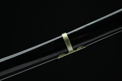 Handmade Anime One Piece Roronoa Zoro's Yubashiri Sword 1045 High Carbon Steel Black