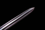 Handmade Chinese Han Dynasty 青雲 Sword Damascus Steel Blade baking blue
