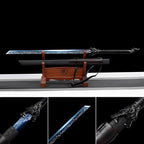 Handmade Coyote Flame High Manganese Steel Chinese Sword