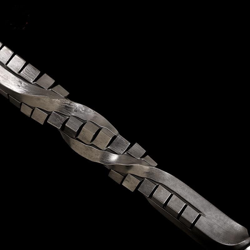 Handmade Dragon Scale Gun Pattern Steel One-piece forging