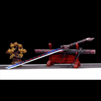 Handmade Flame-Eating Wolf Fury Manganese Steel Chinese Sword