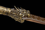 Handmade Golden Dragon Chinese Sword With Golden Blade