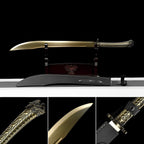 Handmade Golden Dragon High Manganese Steel Chinese Sword