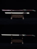 Handmade High Carbon Steel Flowing Shadow  Chinese Sword With Red Blade