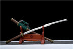 Handmade Japanese Tachi Odachi Clear Shadow Pattern Steel Imported rosewood