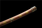 Handmade Japanese Tachi Odachi Golden Cherry 9260 Spring Steel Two-color alloy cherry blossom