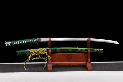 Handmade Japanese Tachi Odachi Ikeda High Performance 9260 Spring Steel Alloy Sakura Fittings