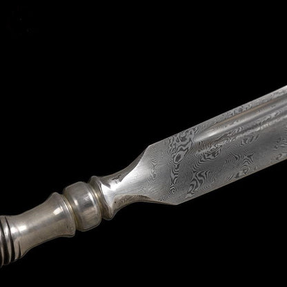 Handmade Warrior Pattern Steel One-piece Forging