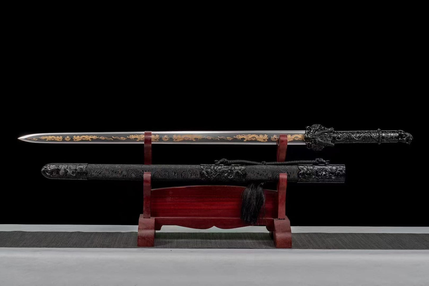 Handmade Manganese Steel Dragon King Chinese Sword