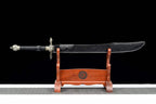 Handmade Seven Obsidian War Sword Spring Steel