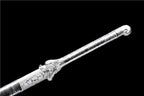 Handmade Silver Dragon High Manganese Steel Chinese Sword With Blue Blade