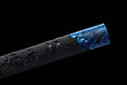 Handmade Thousand Blade Magic Dragon With Blue Blade