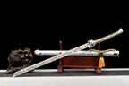Handmade Tsunami Tiger High Manganese Steel Chinese Sword With Tiger pattern