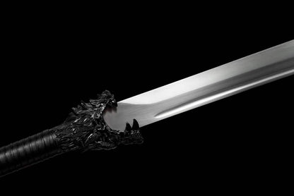 Handmade War Wolf Chinese Sword With High Manganese Steel