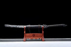 Handmade Wolf Road Manganese Steel Chinese Sword Exclusive Flame Fireworks
