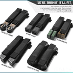 Extended Pistol Mag Holster - Hook Backing