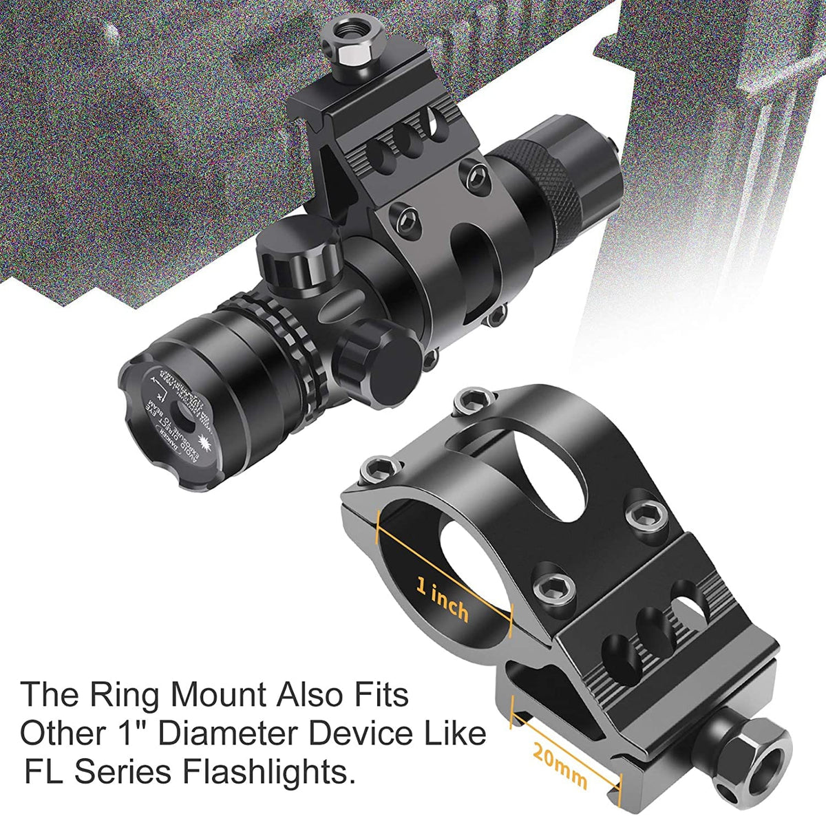 Green/Red Laser with 20mm Mount and Pressure Switch