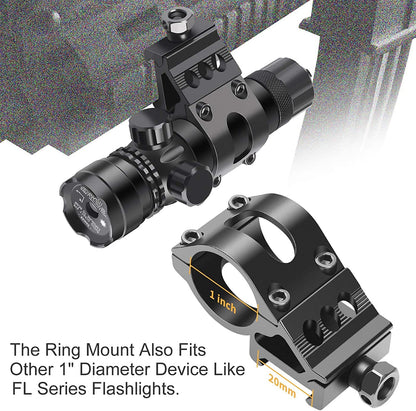 Green/Red Laser with 20mm Mount and Pressure Switch