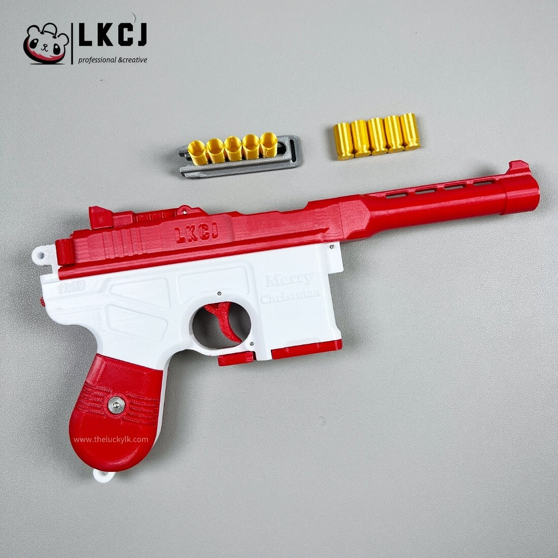 3D Printed Mauser With Throwable Bullets Christmas Gift