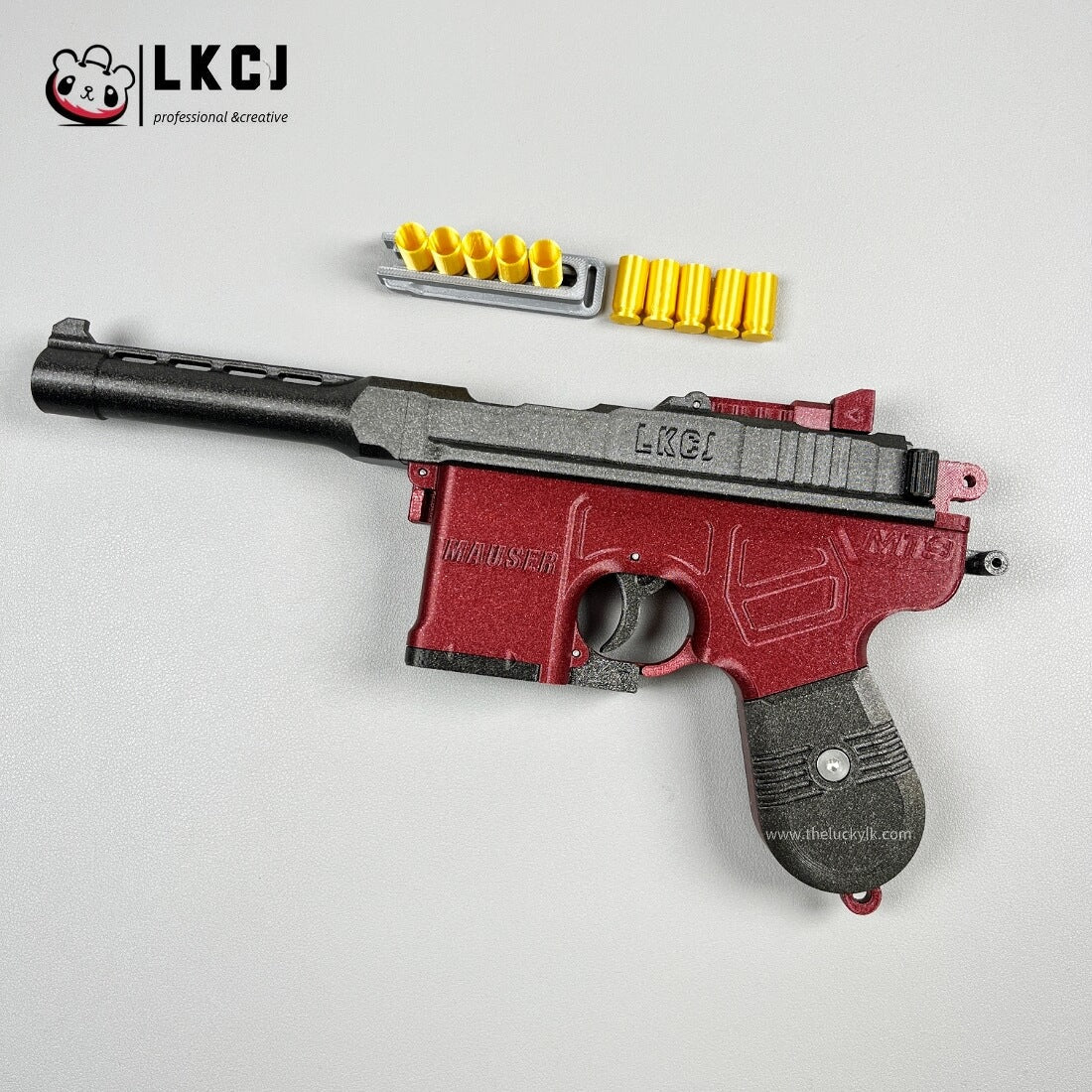 3D Printed Mauser With Throwable Bullets Christmas Gift