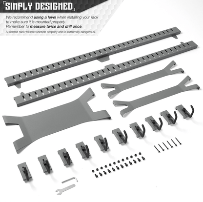 Horizontal Wall Rack