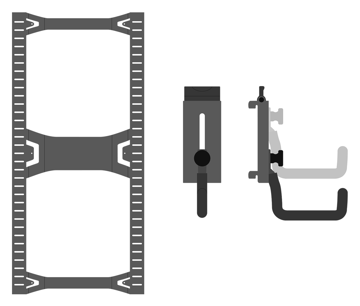 Horizontal Wall Rack