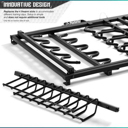Pistol Rack Attachment for Shorty Rack of 9
