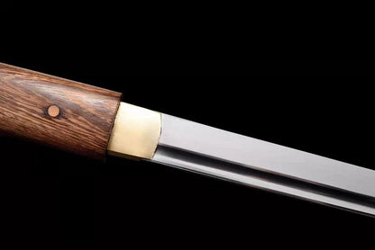 Rosewood High Manganese Steel Small Tang Knife