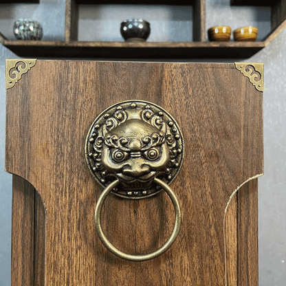 Wooden self-ejecting sword Box