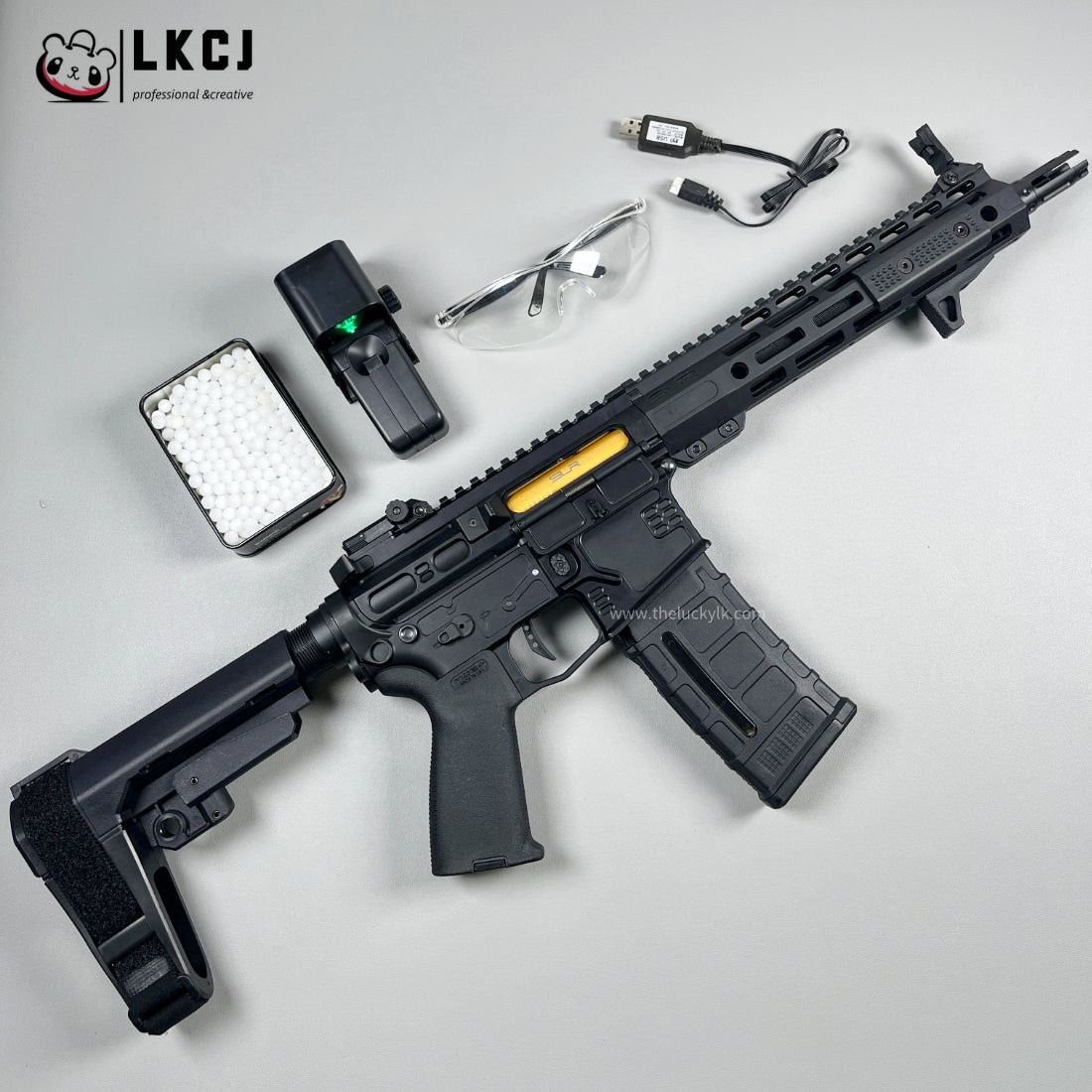 New SLR Precision Shooting Gel Blaster Fast Mode 11.1V Battery Recommended Age 18+